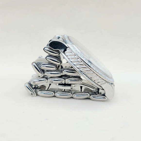 David Yurman Classic Quartz Watch Stainless Steel with Diamond Bezel, 38mm - Picture 5 of 11